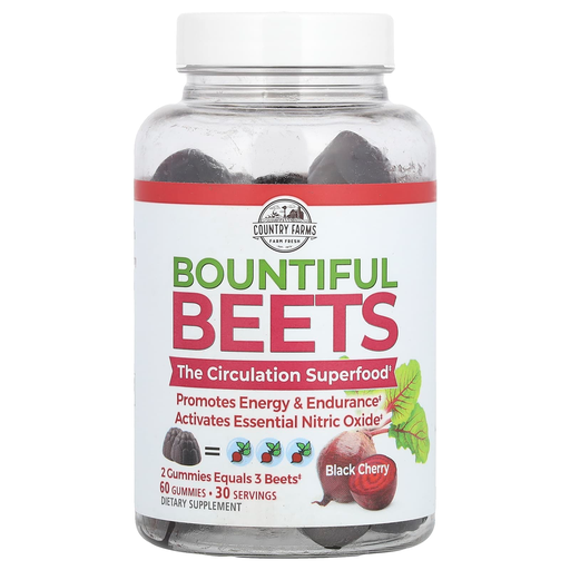 Country Farms Bountiful Beets Gummies Black Cherry