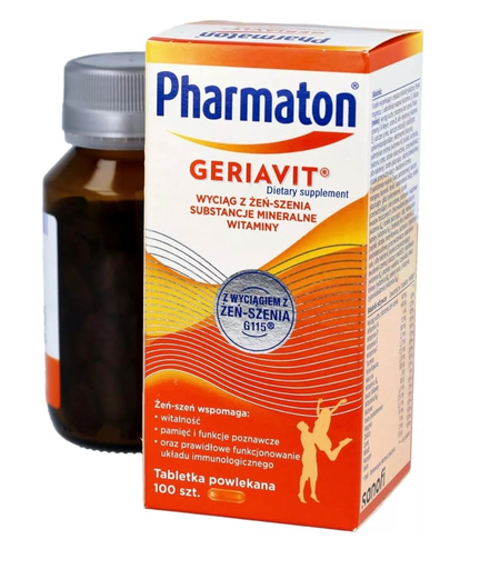 Generic PharmatonPharnnaton Geriavit 100cps/tbs, geriavit Healthcare, European ver