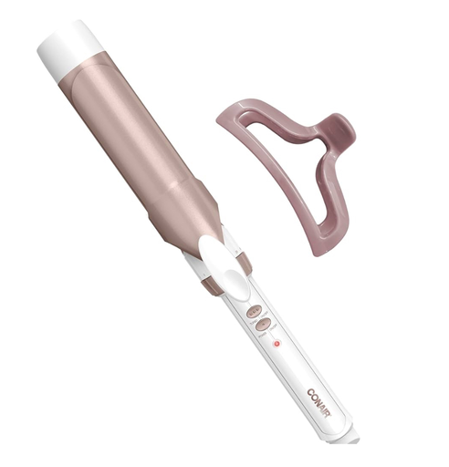 Conair Double Ceramic 1 ½-Inch Curling Iron with Claw Clip
