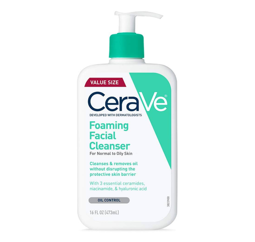CeraVe Foaming Facial Cleanser Daily Face Wash for Oily Skin