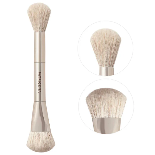 PATRICK TA  Dual Ended Precision Blush Brush