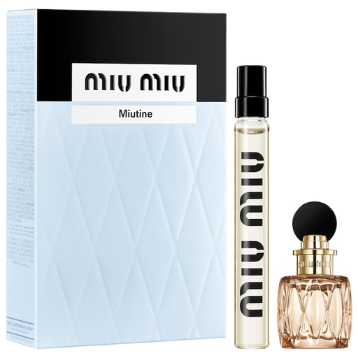 Miu Miu  Mini Miutine Eau De Parfum Perfume Duo Gift Set