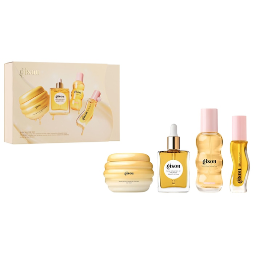 Gisou  Glow All The Way Hair and Lip Gift Set