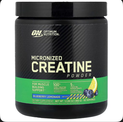 Optimum Nutrition Micronized Creatine Powder, Blueberry Lemonade,