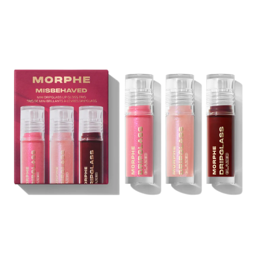 Morphe MISBEHAVED MINI DRIPGLASS LIP GLOSS TRIO