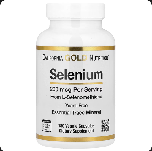 Selenium, Yeast-Free, 200 mcg, 180 Veggie Capsules
