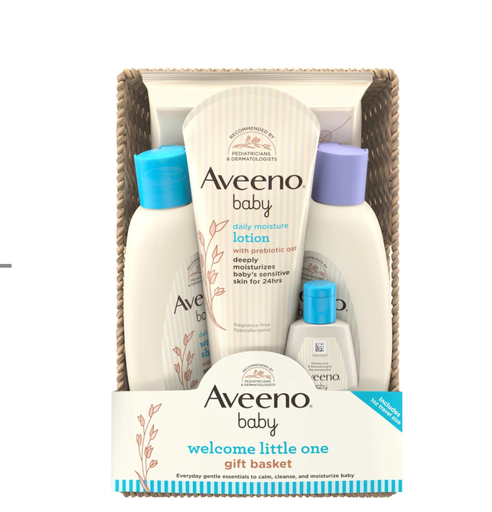 Aveeno Baby Welcome Little One Skincare with Nourishing Body Gift Set