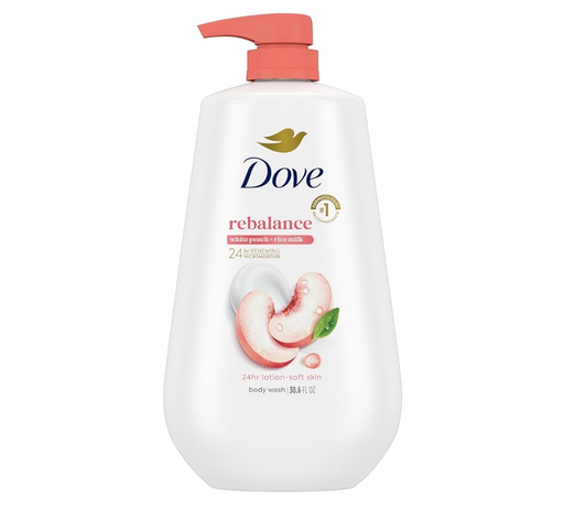 Dove Body Wash Rebalance For 24hr Lotion-Soft Skin Moisturizing Skin Cleanser