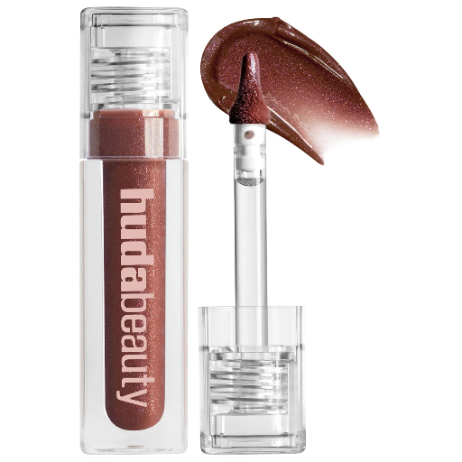 HUDA BEAUTY  Icy nude - Faux Filler Shiny Non-Sticky Lip Gloss