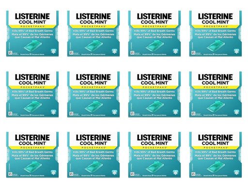 Listerine Cool Mint(12 pack)